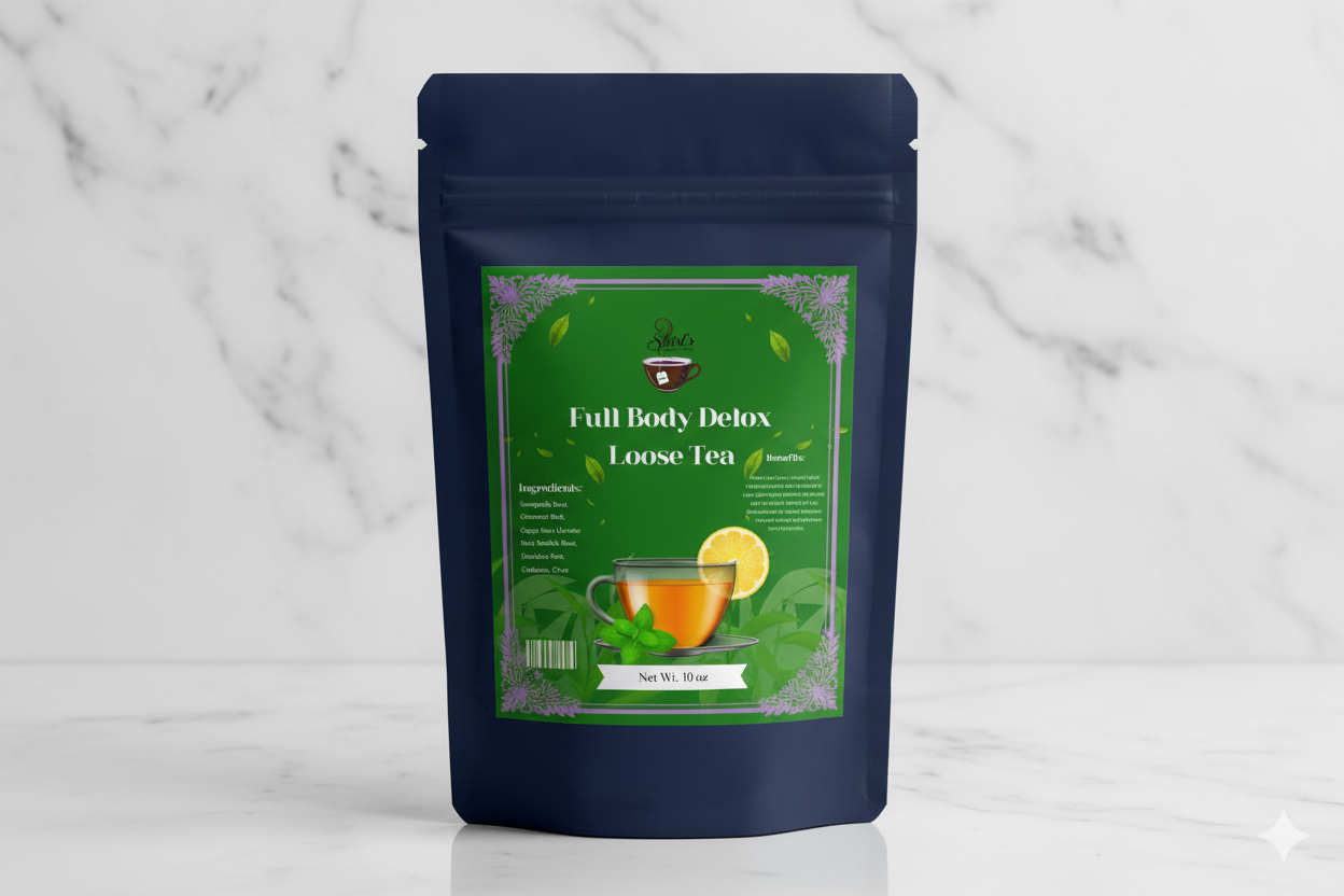 Shirl's Positiv-Teas: Full Body Detox Loose Leaf Tea (10 oz)