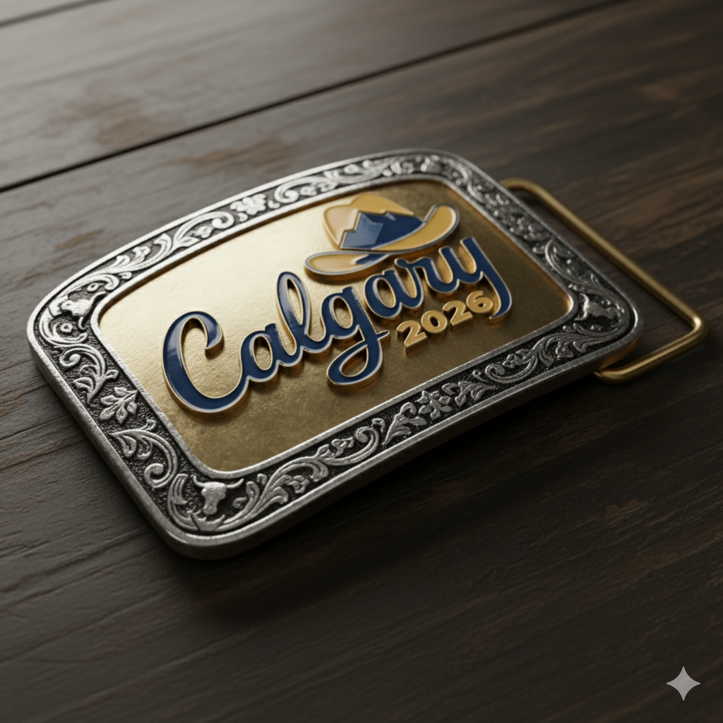 Large Western Style Belt Buckle