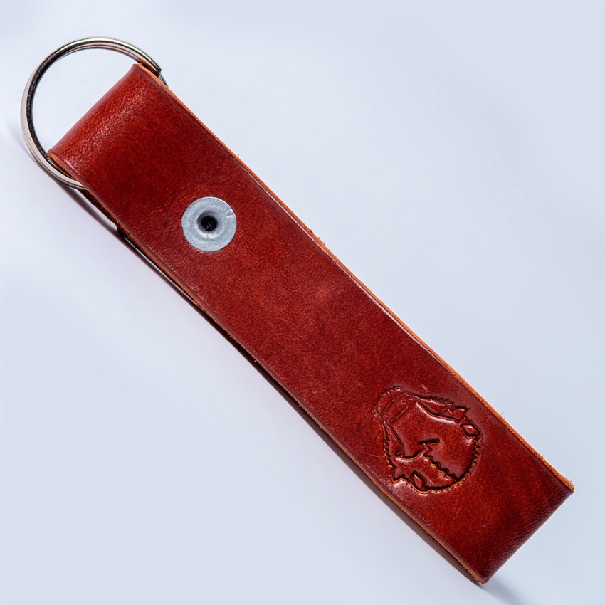 Chaveiro de couro artesanal
