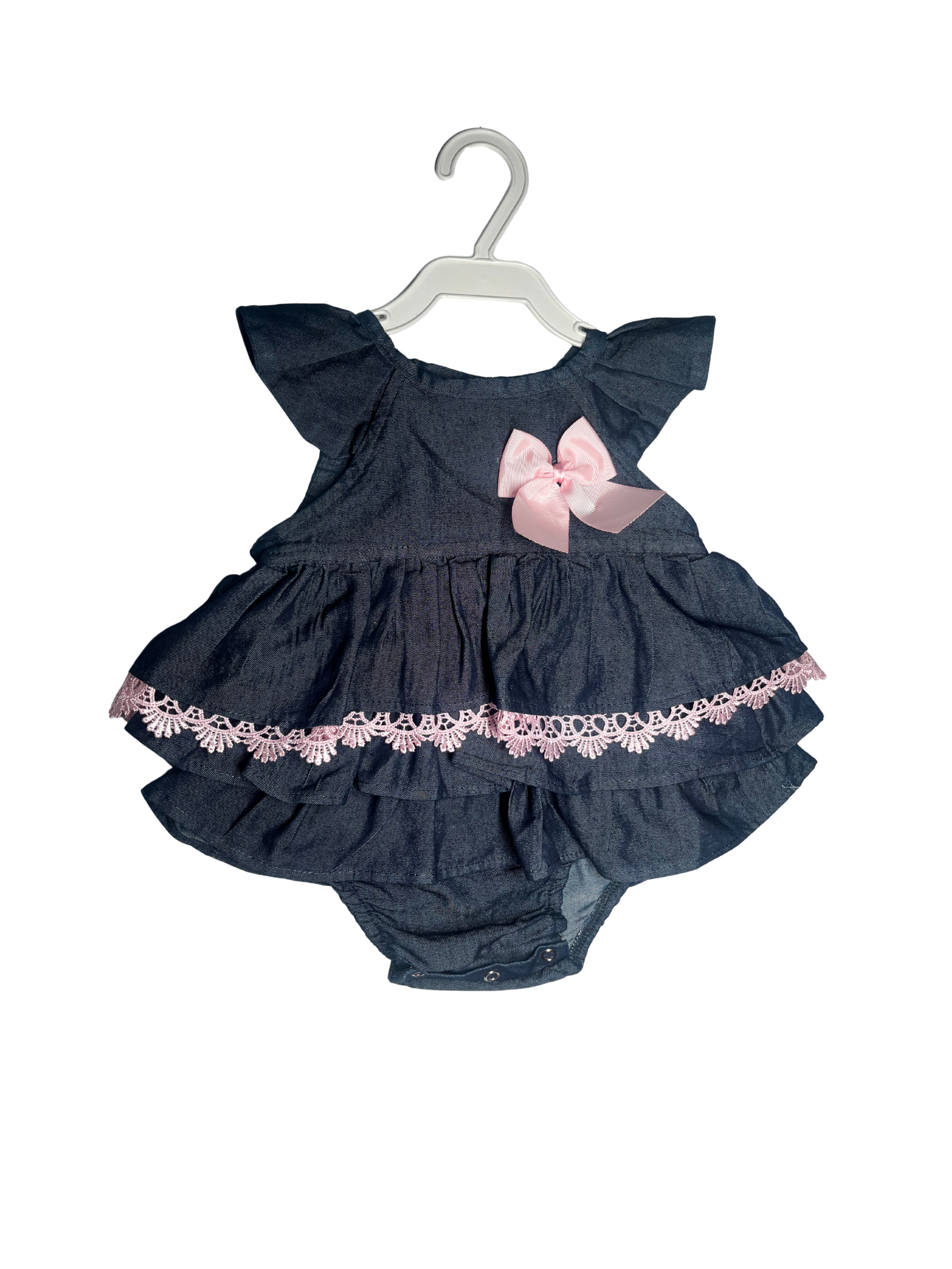 Vestido Jeans c/ renda