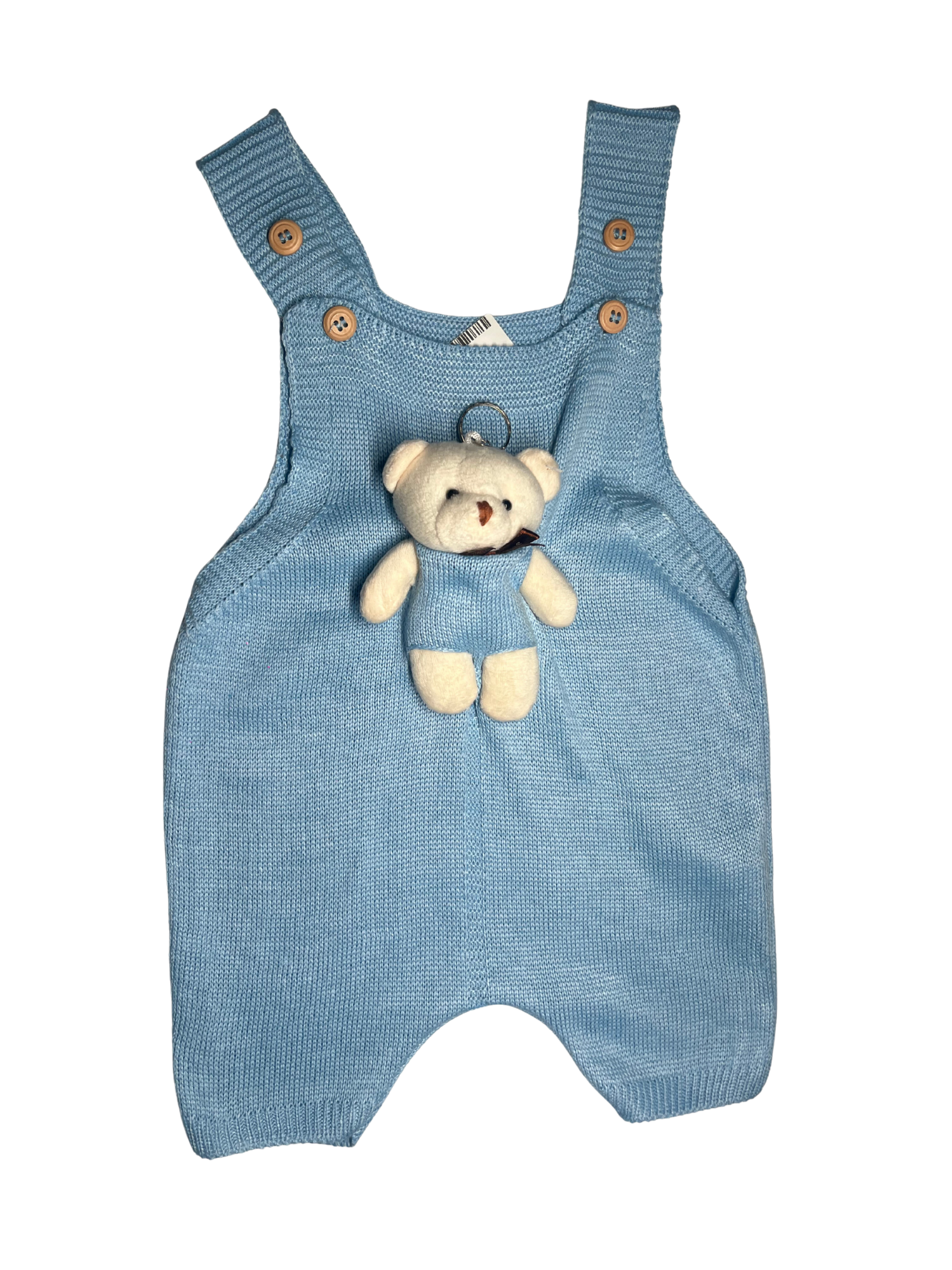 Jardineira tricor ursinho 