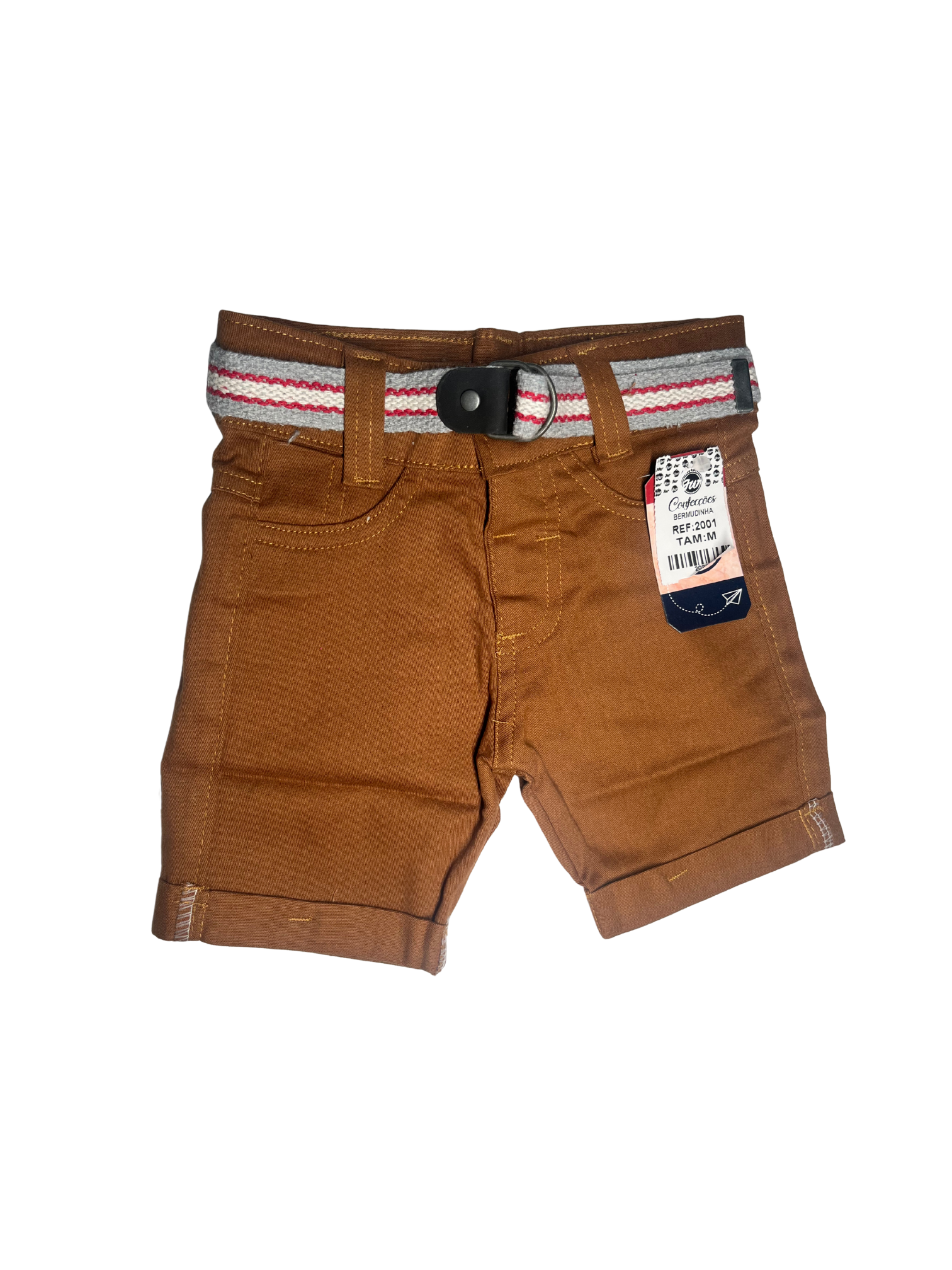 Bermuda Infantil Jeans Cores 