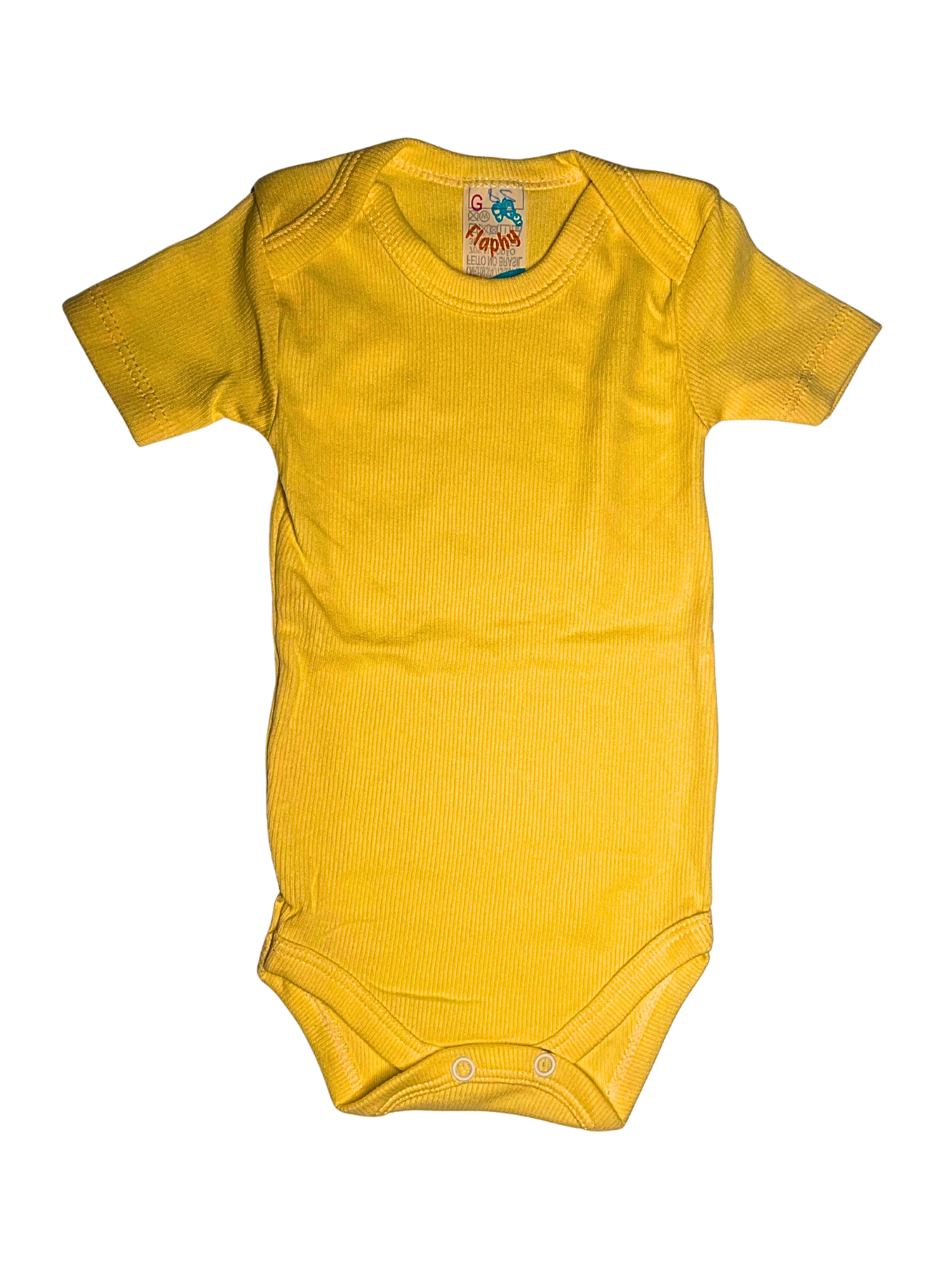 Body Canelado manga curta