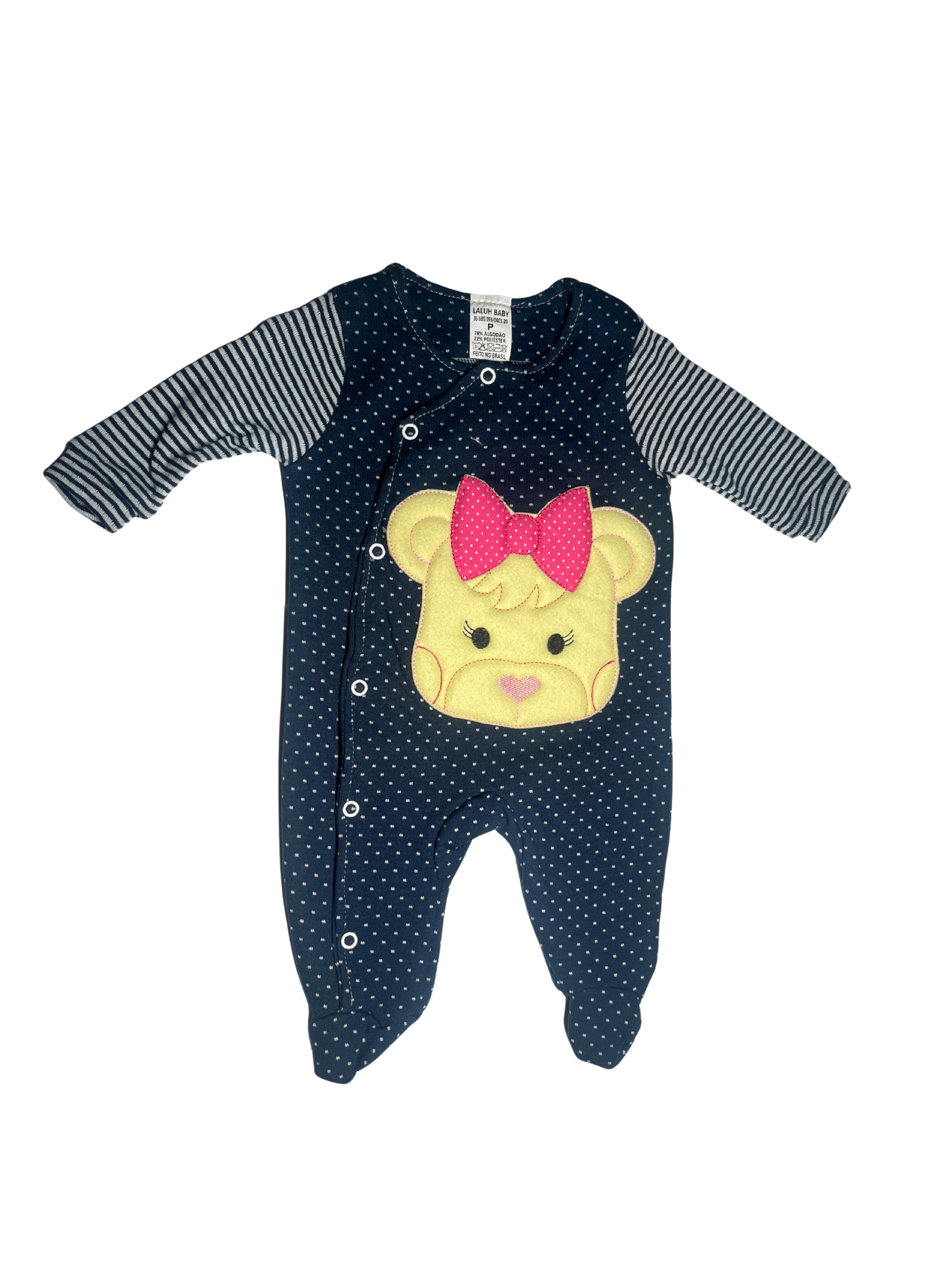 Body Ursinho Manga Longa 