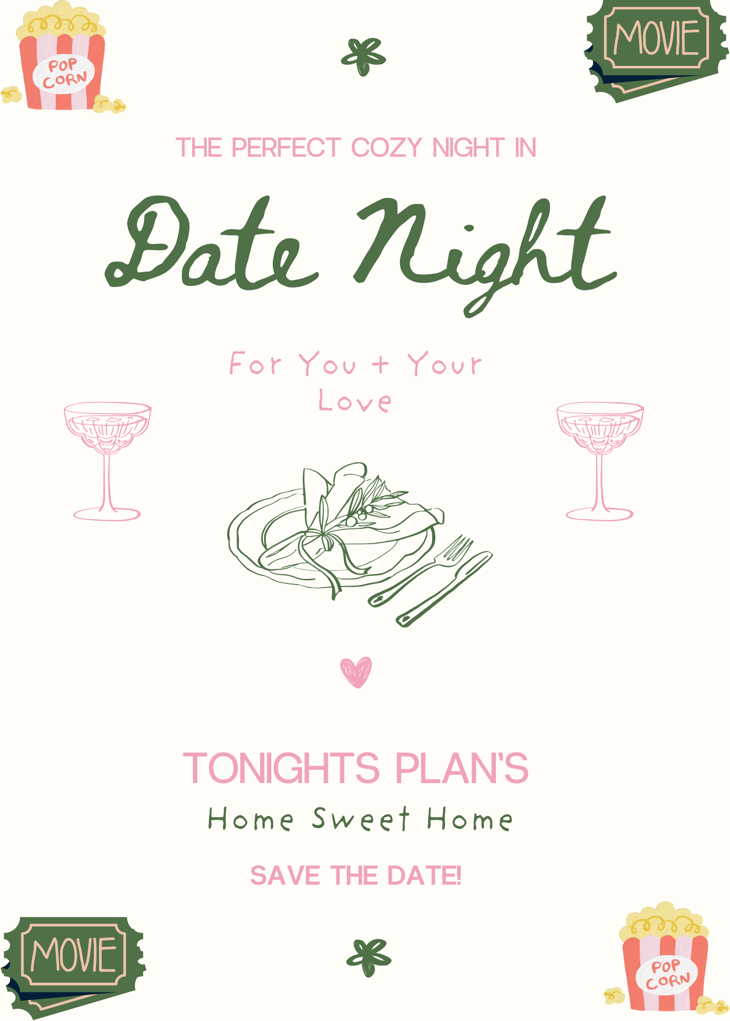Cozy Night In Date Idea