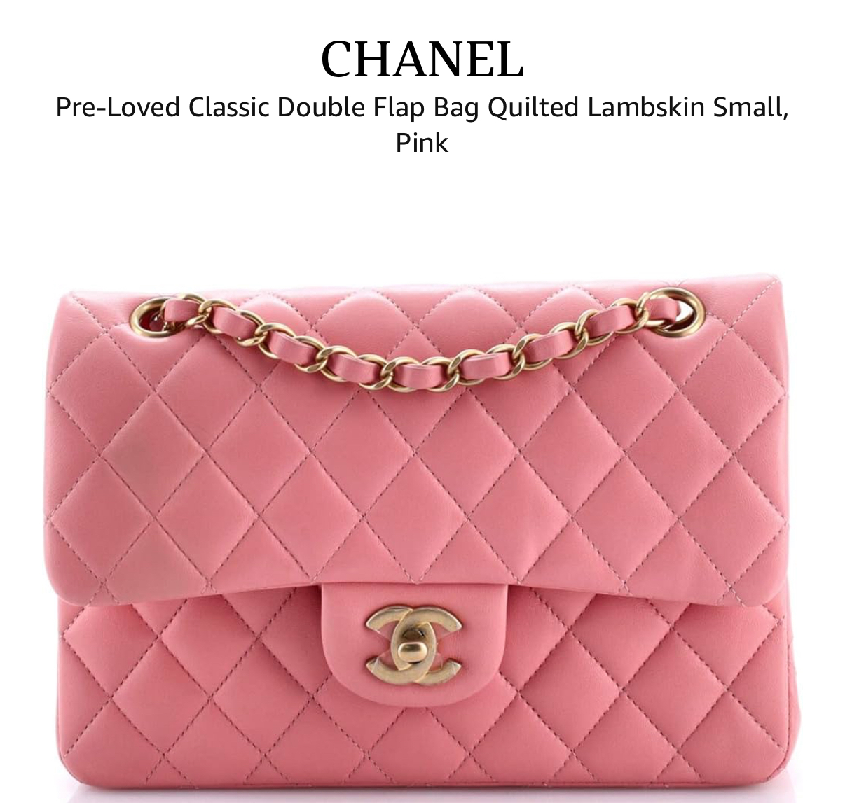 Pre-Loved Classic Double Flap Bag
