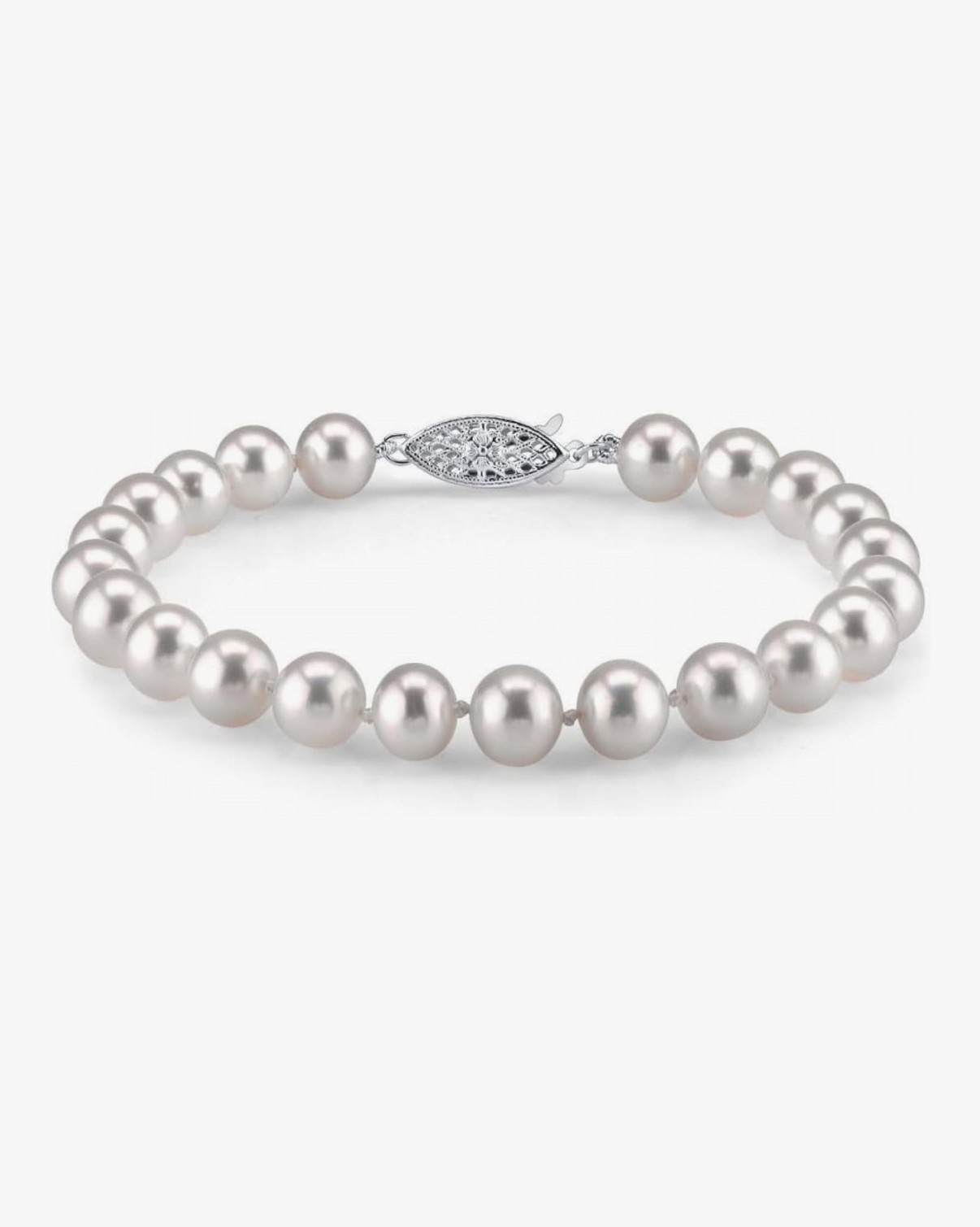 White Freshwater Pearl Bracelet for Women
