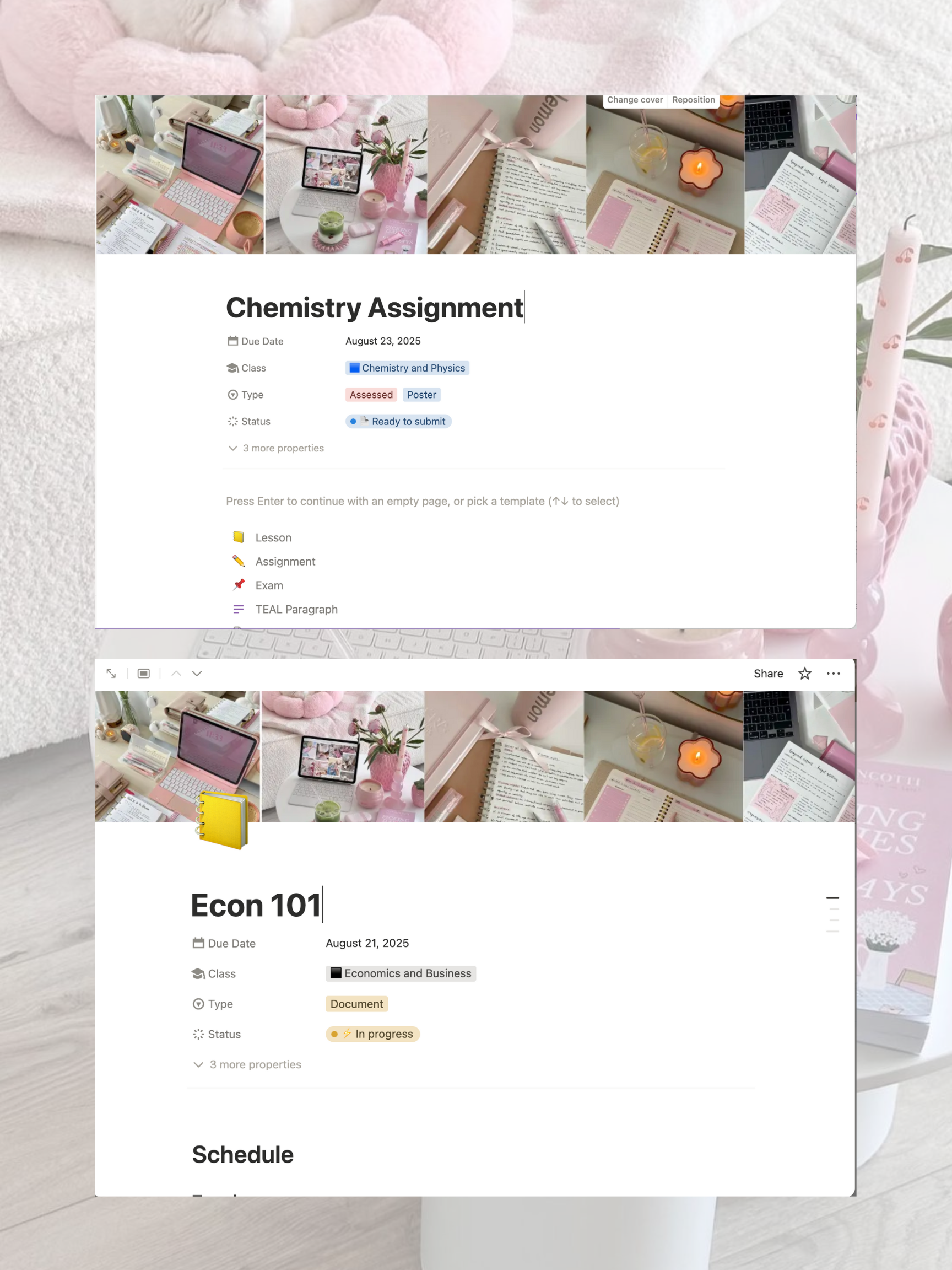 Styled By Jordy's HomeWork Tracker!
