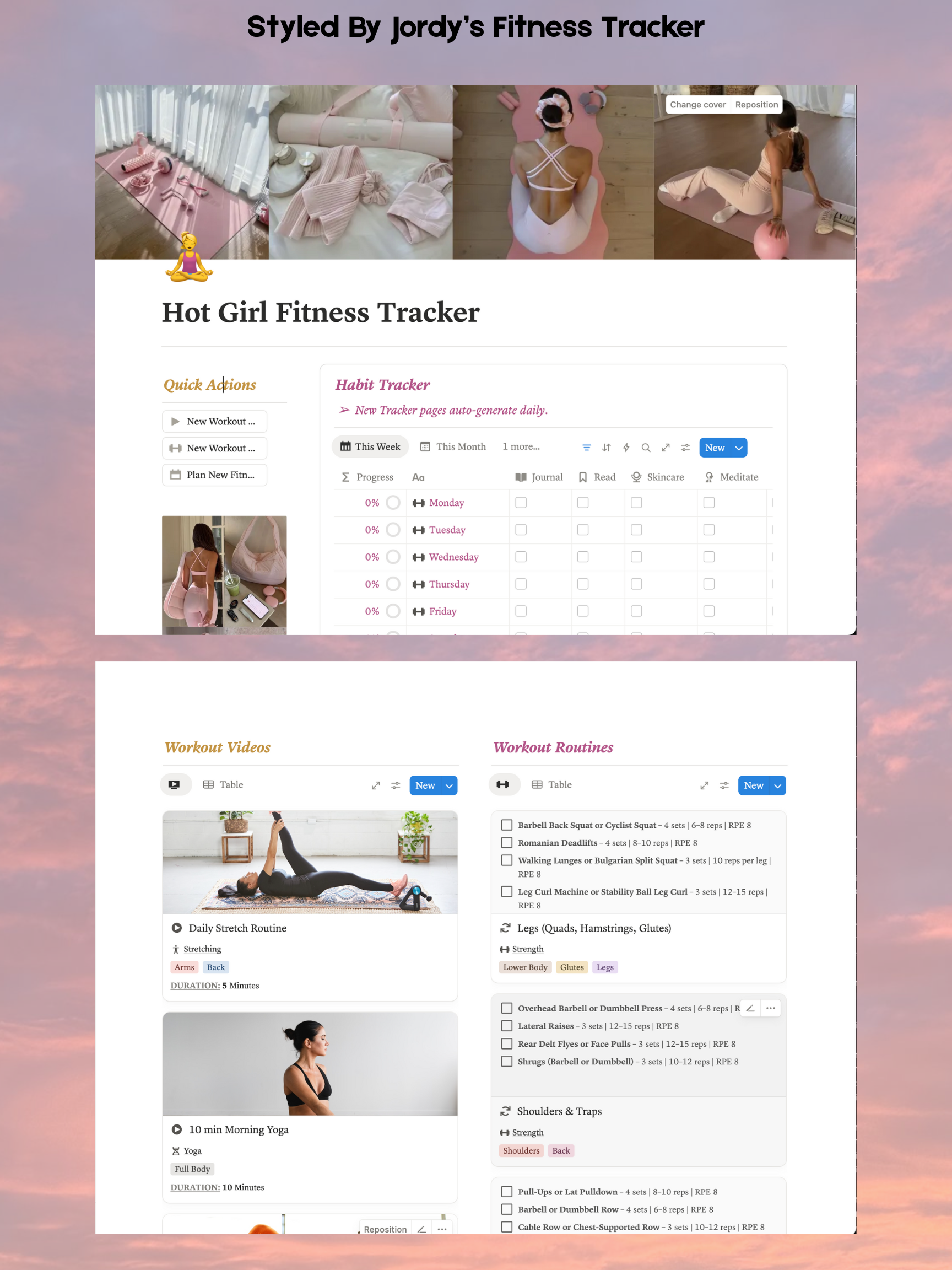 Styled By Jordy's Fitness Tracker 
