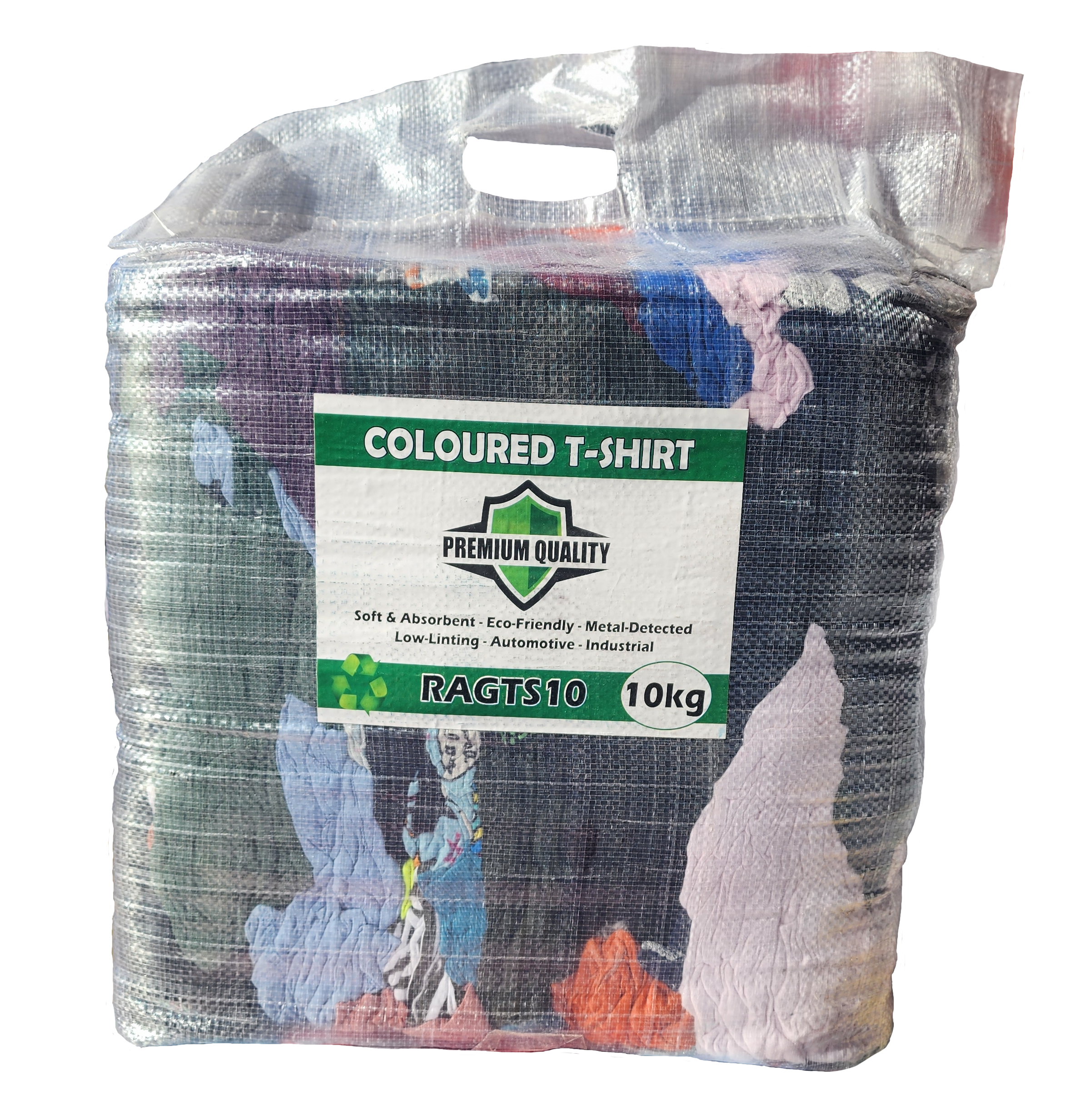 Coloured T-Shirt Cleaning Rags
