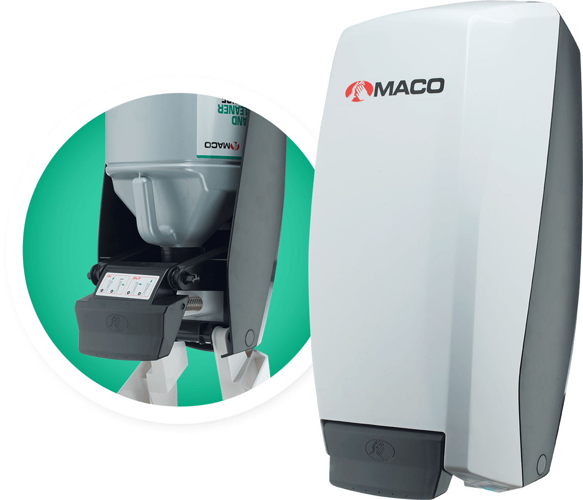 MACO Wall-Mounted CX-4 Soap dispenser system