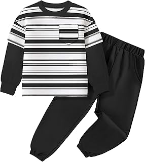 Children’s Striped Long Sleeve Pajama Set
