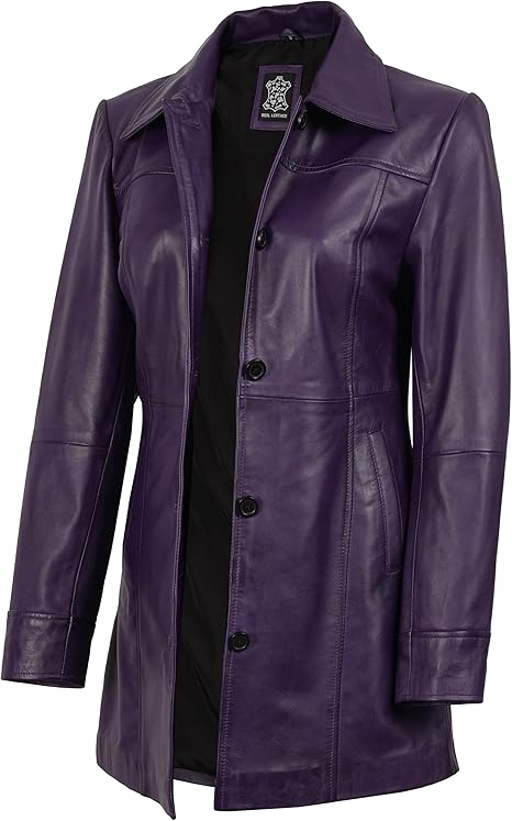 Purple Leather Jacket