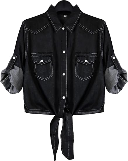 Black Denim Shirt