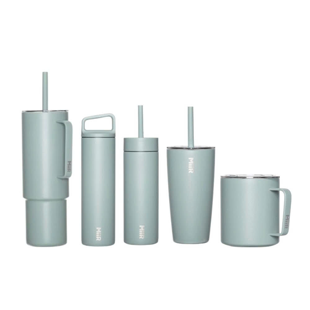 5-piece Thermos Cup - Morning Dew Green