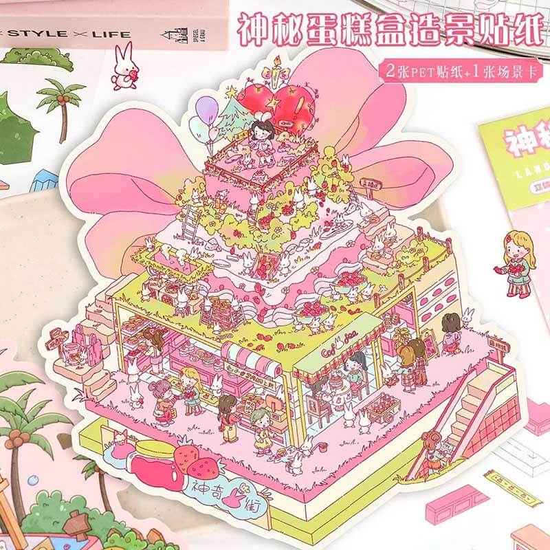 #L017, Treat Time 3D Sticker, Level Up