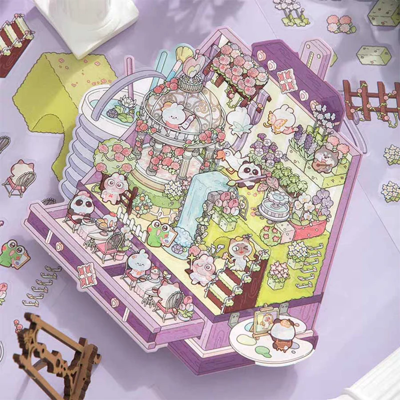 #B024, Crystal Ball 3D Sticker, Beginner Friendly