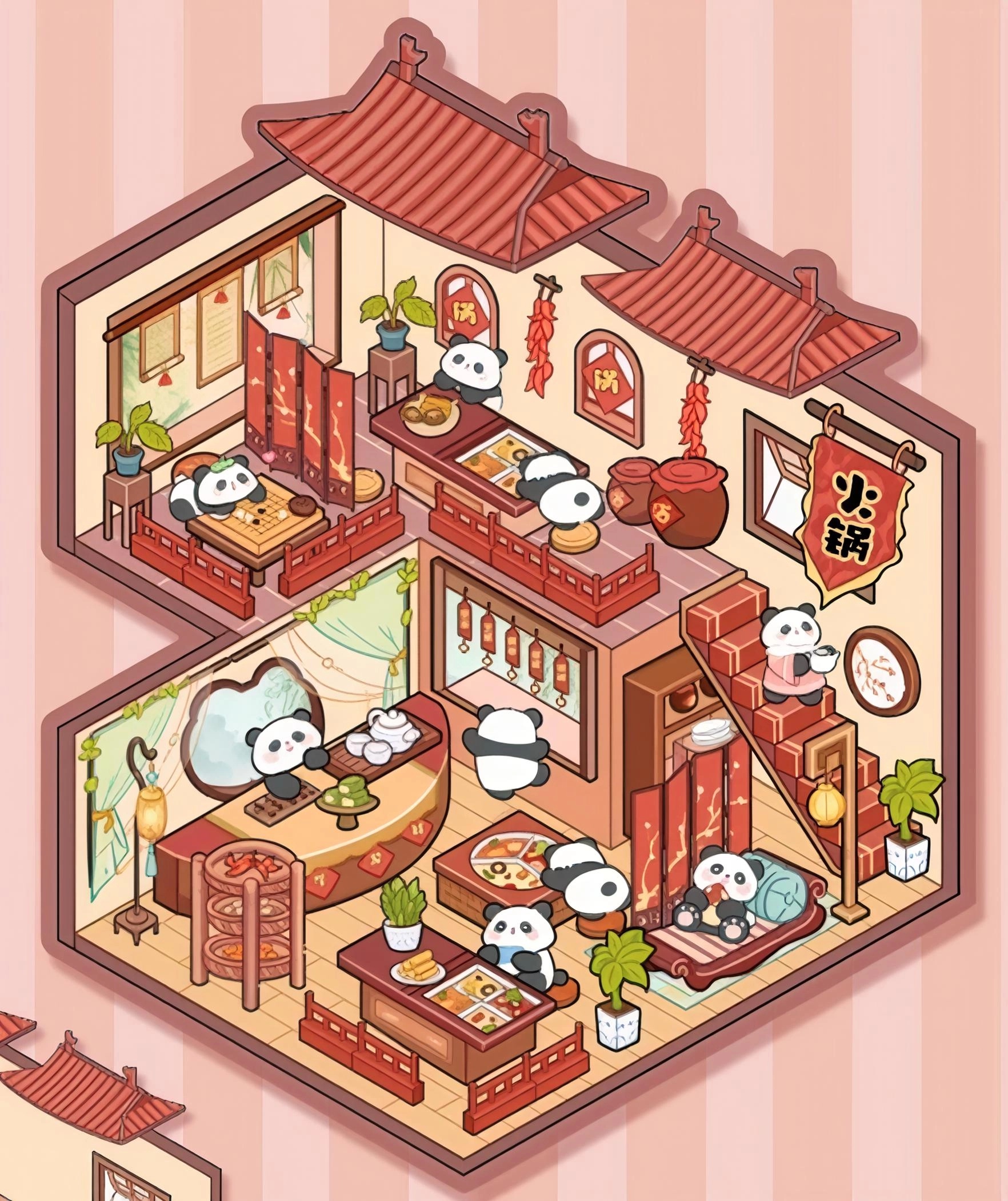 #B019, Paws & Pastimes 3D Sticker, Beginner Friendly