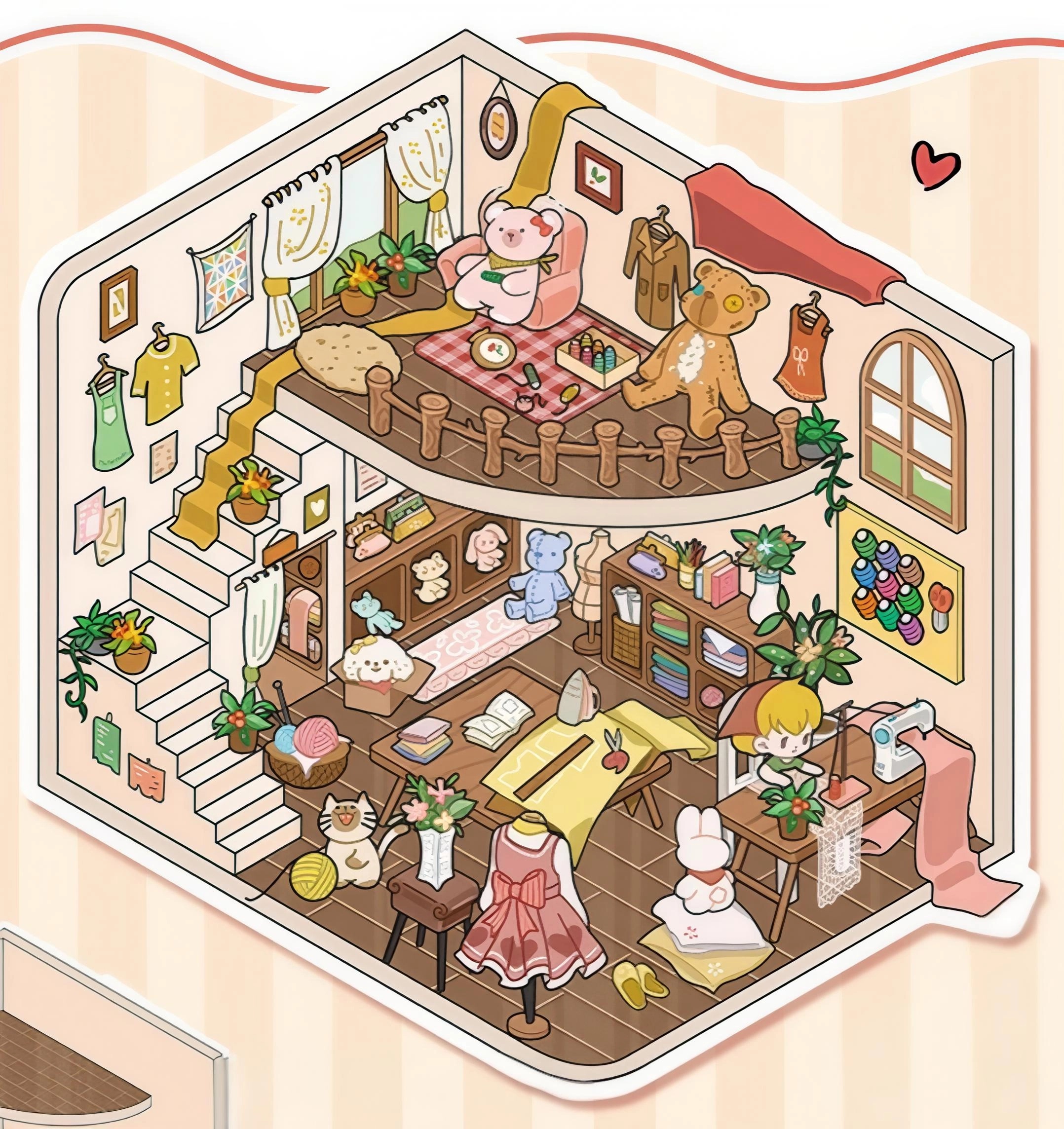 #B022, Cozy Corners & Crafts, Beginner Friendly