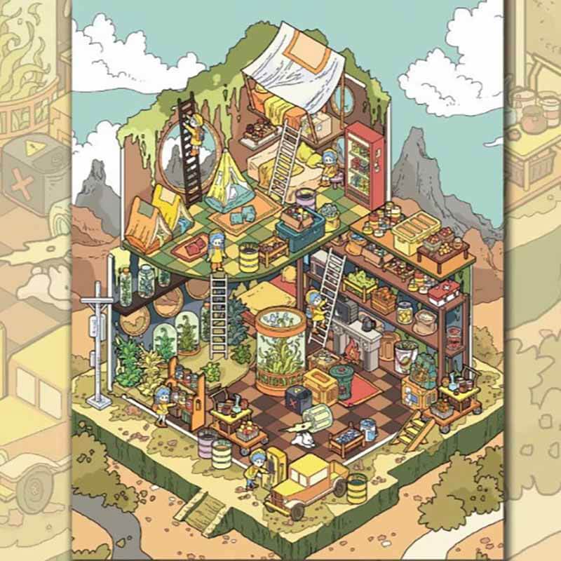 #B025, Arabian Nights 3D Sticker, Beginner Friendly