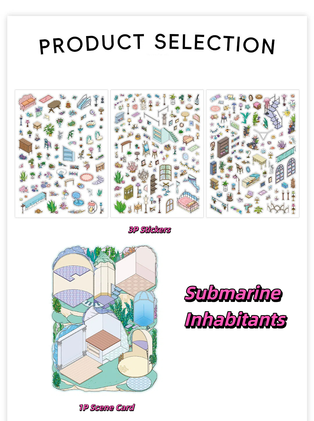 #L031, Wild Hideaways 3D Sticker, Level Up