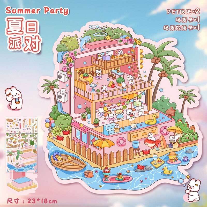 #L017, Treat Time 3D Sticker, Level Up