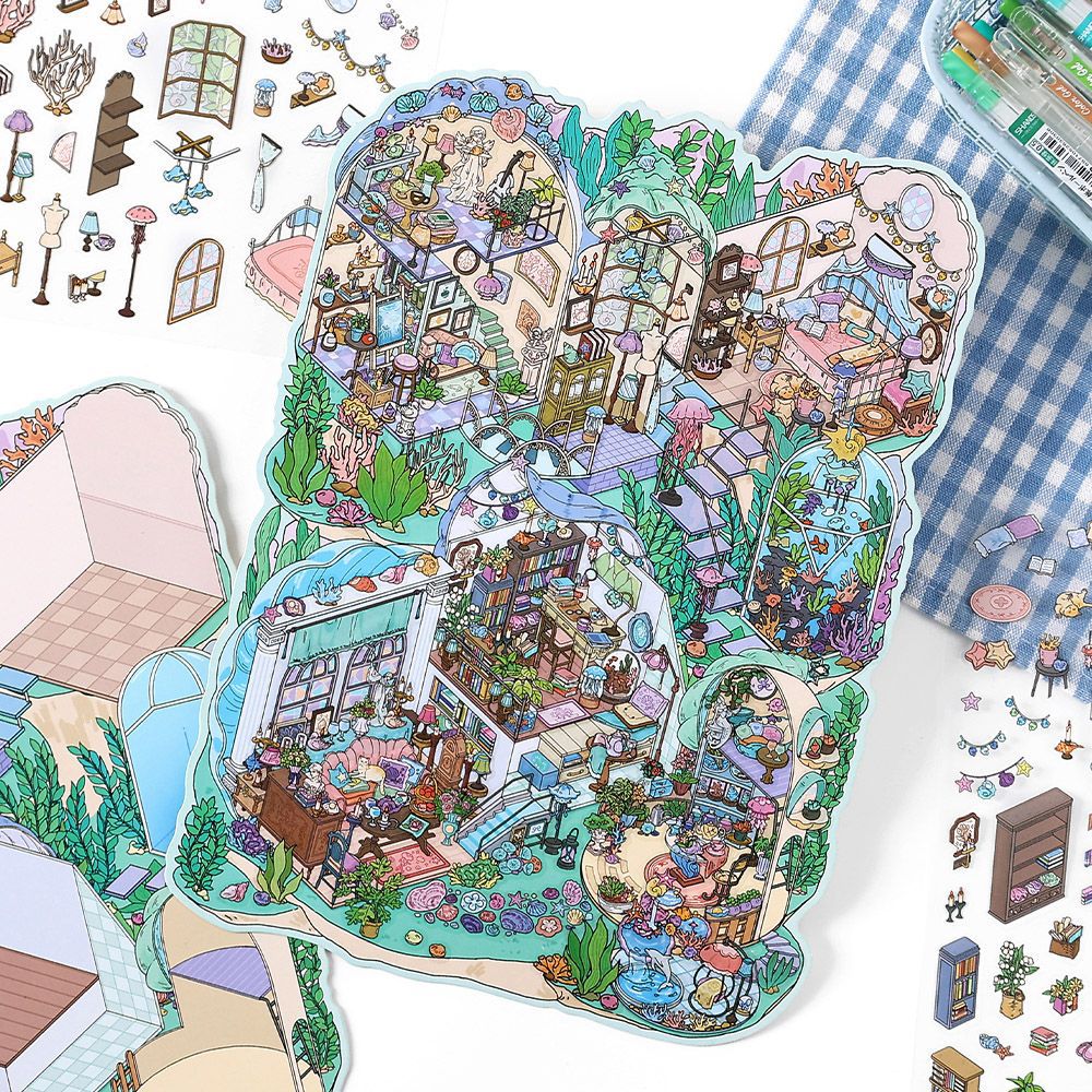 #L031, Wild Hideaways 3D Sticker, Level Up