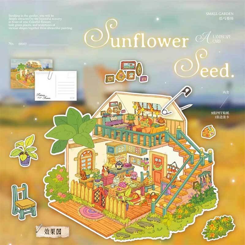 #L019, Poetic Earth 3D Sticker, Level Up