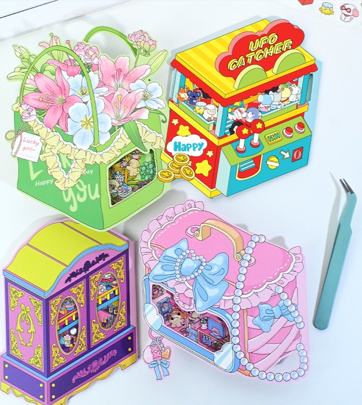 #B011, Pretty Girls DIY Sticker, Beginner Friendly