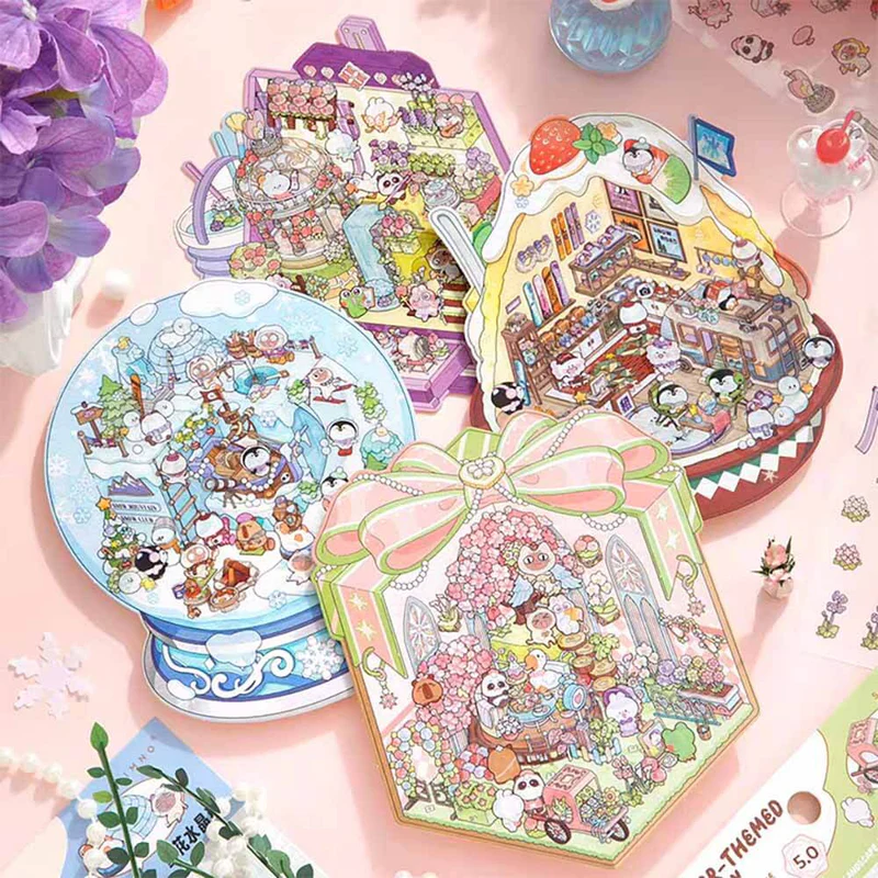 #B024, Crystal Ball 3D Sticker, Beginner Friendly