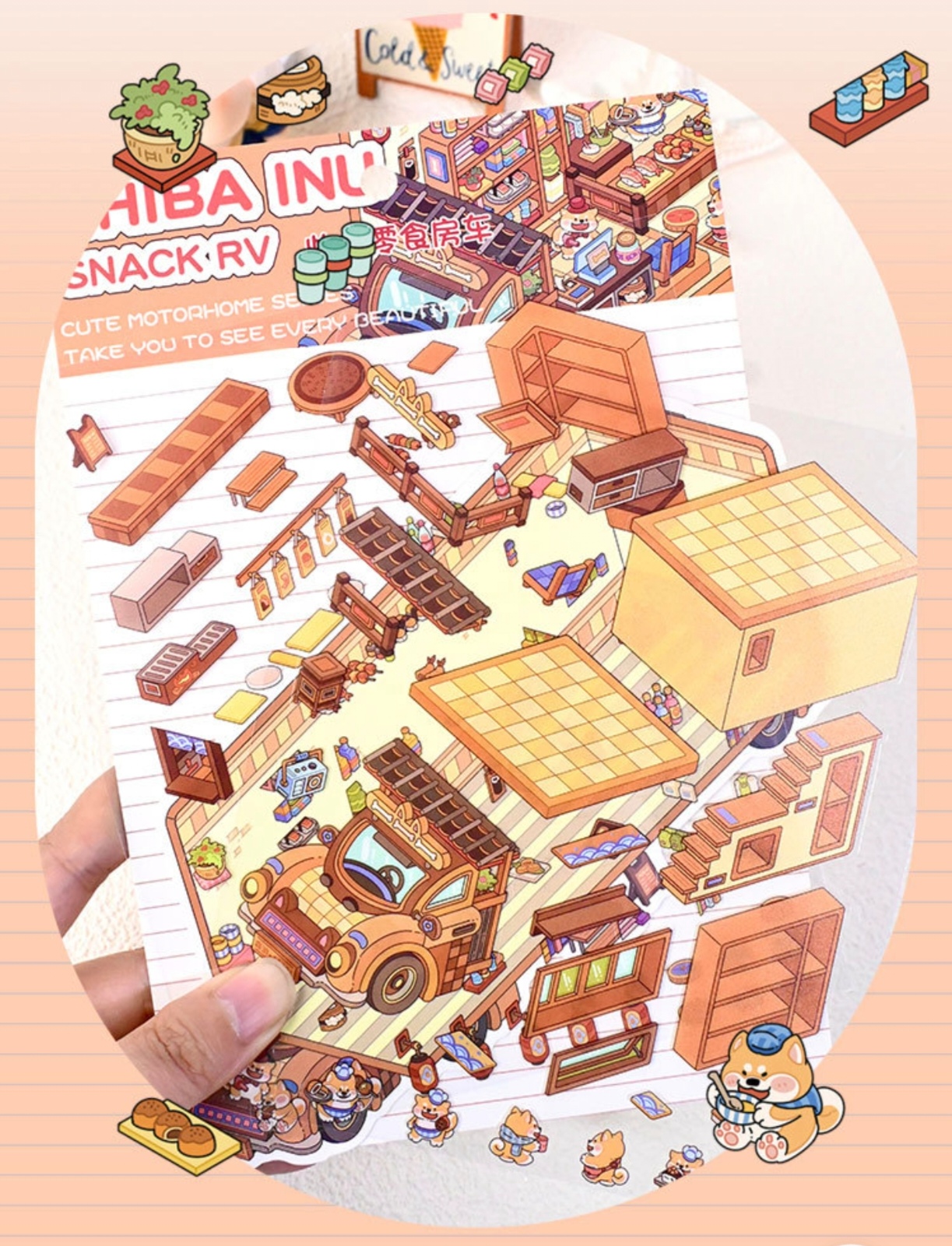 #B010, RV Living 3D Sticker, Beginner Friendly