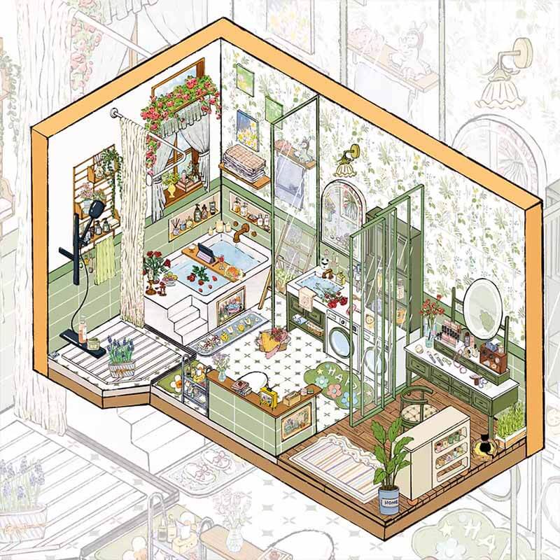 #L026, Suzuran Hut 3D Sticker, Level Up