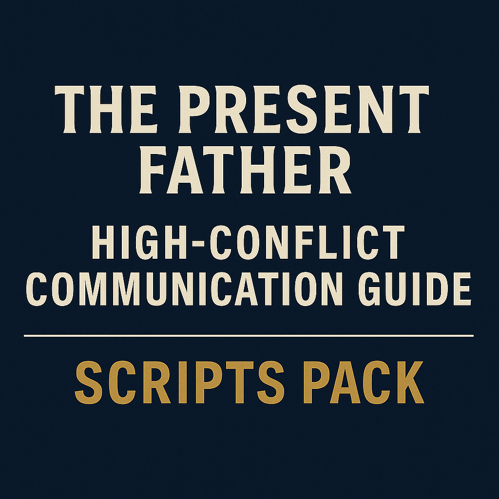 The Present Father High-Conflict Communication Guide