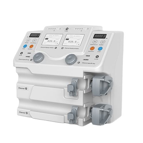 Portable Double Channel Syringe Infusion Pump
