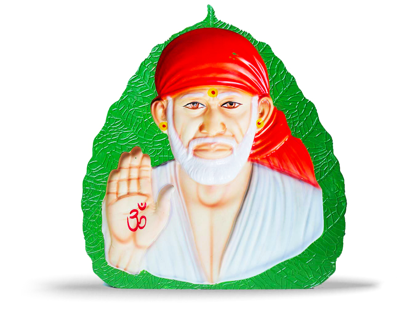 SAI Divya Sai Baba 3D Photo Frame Synthetic Wood/Painting 