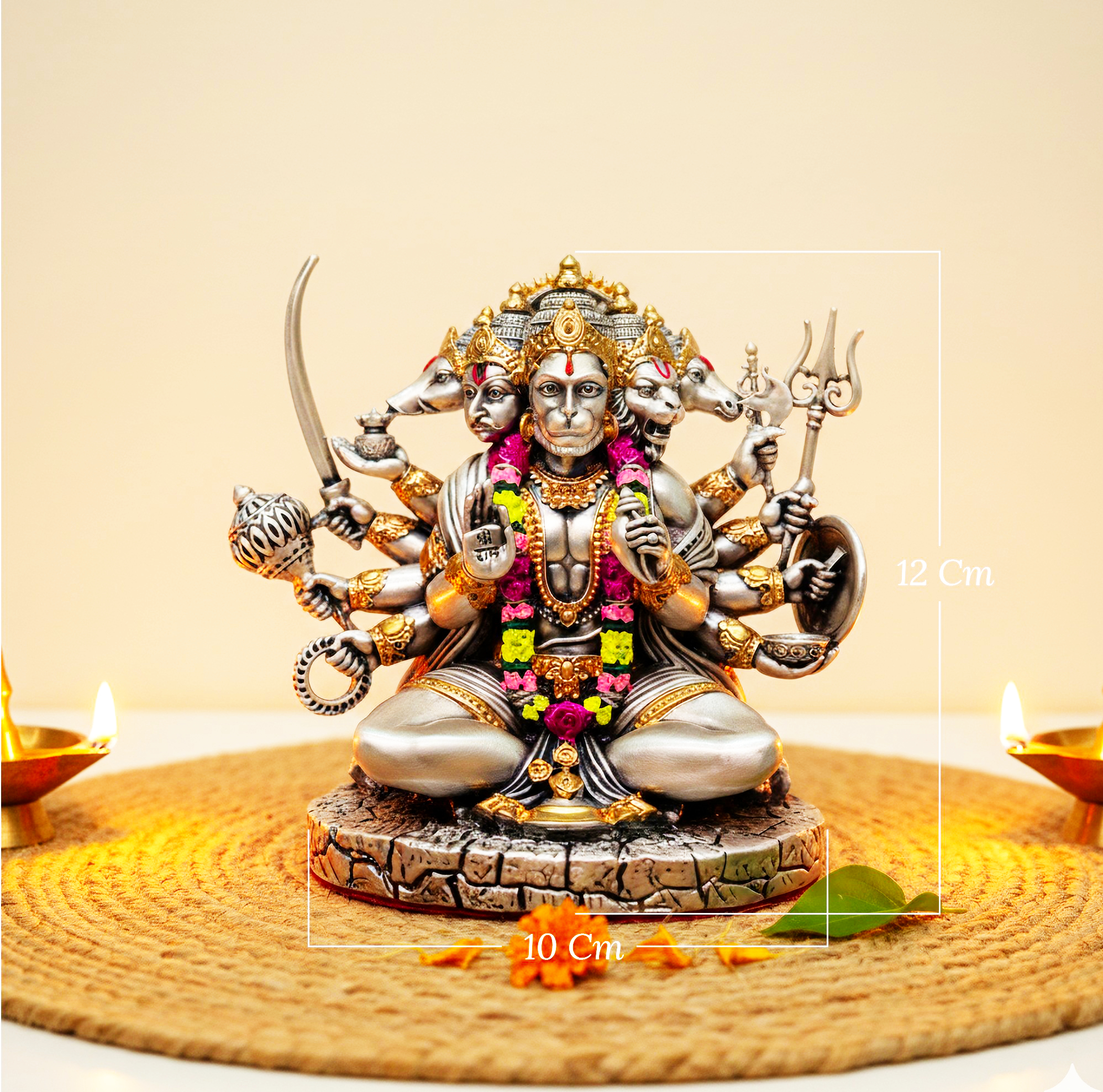 Panchmukhi Hanuman Idol | Five-Faced Hanuman Ji Murti 