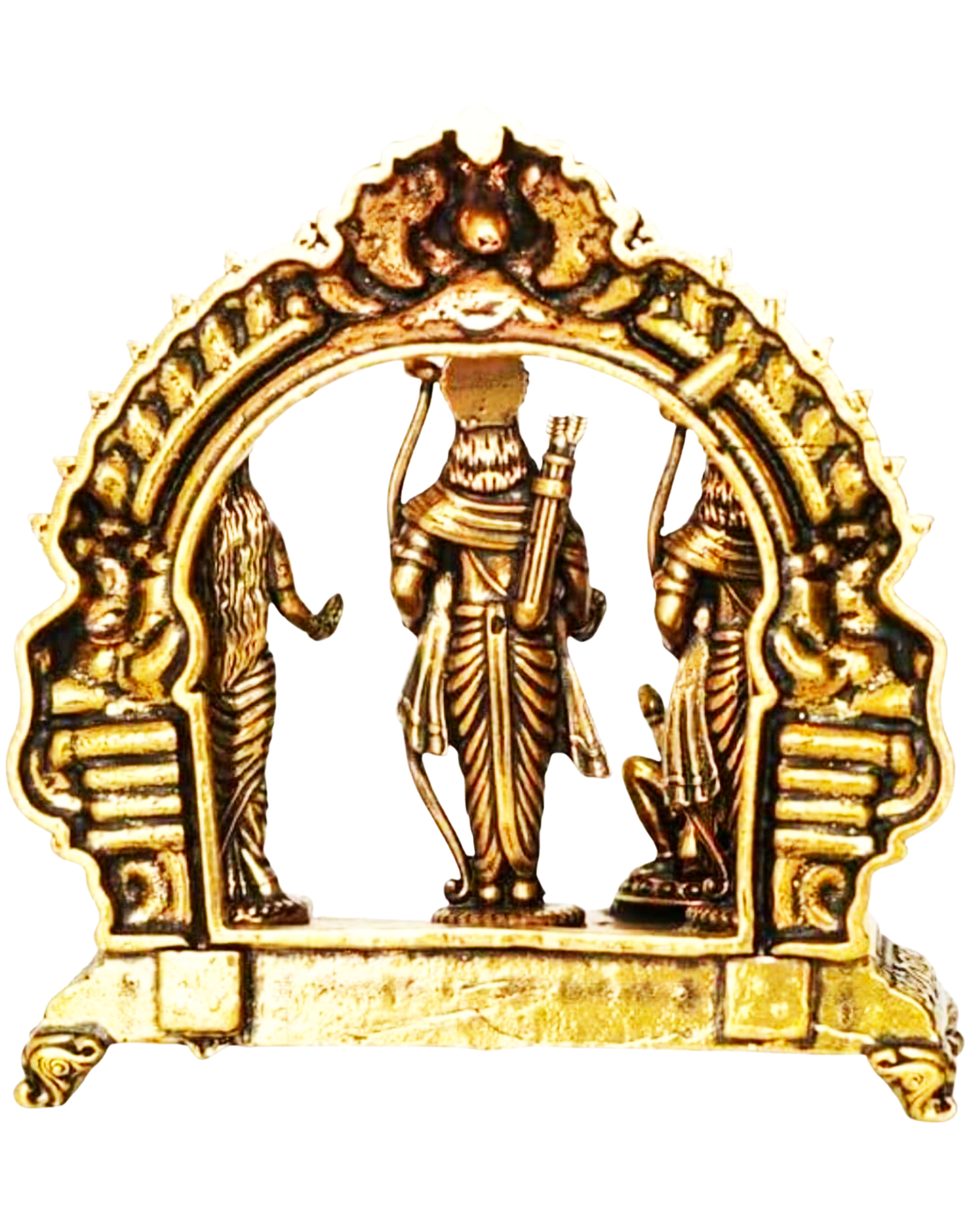 Ram Darbar Brass Statue with Decorative Arch