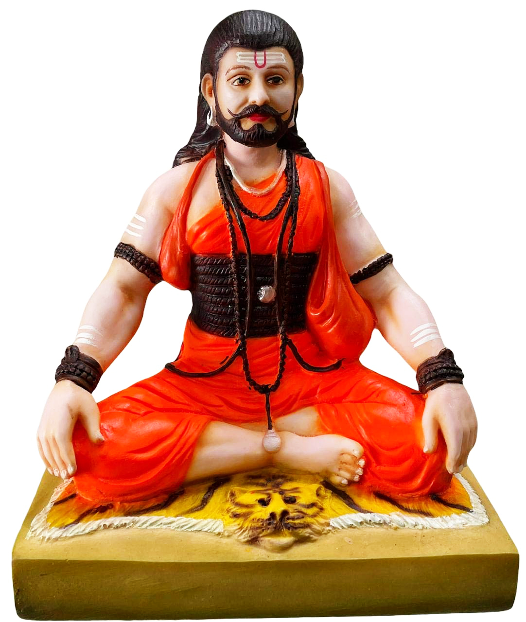 SAI DIVYA Resin Antique Finish Shri Kanifnath Maharaj Handicraft Idols