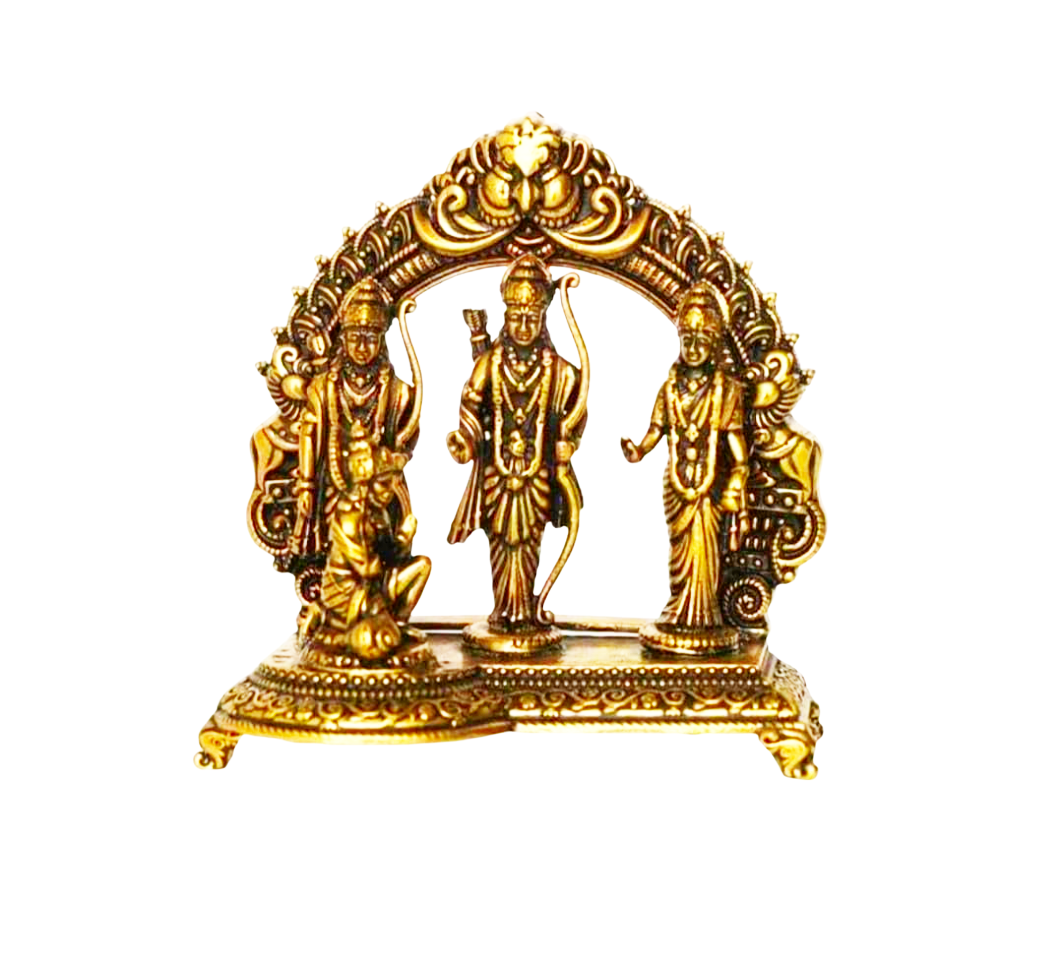 Ram Darbar Brass Statue with Decorative Arch