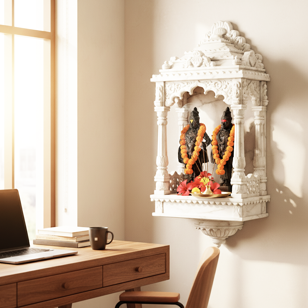 Sai Divya Shri Vitthal Rukmini Statue/Idol for Home and Pooja Room 