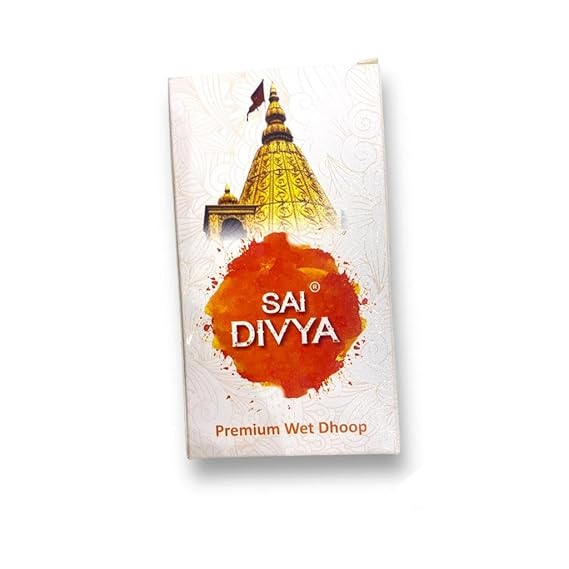 Sai Divya Premium Wet Dhoop | Non-Toxic Herbal Wet Dhoop (Pack of 5)
