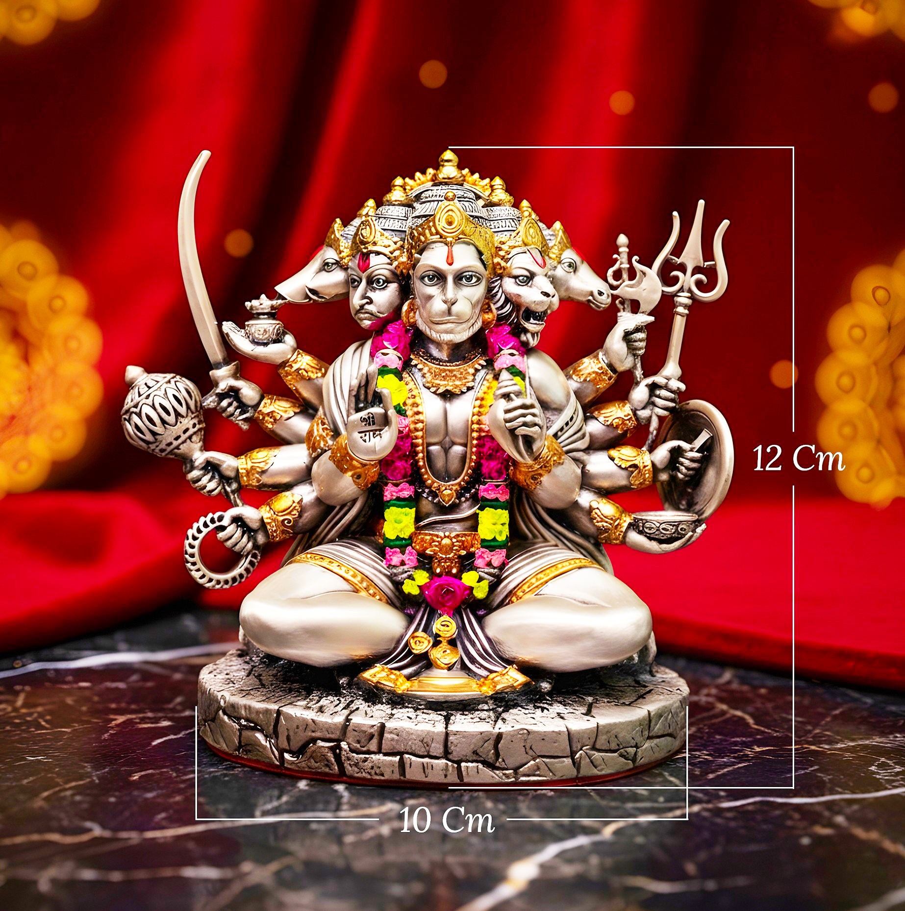 Panchmukhi Hanuman Idol | Five-Faced Hanuman Ji Murti 
