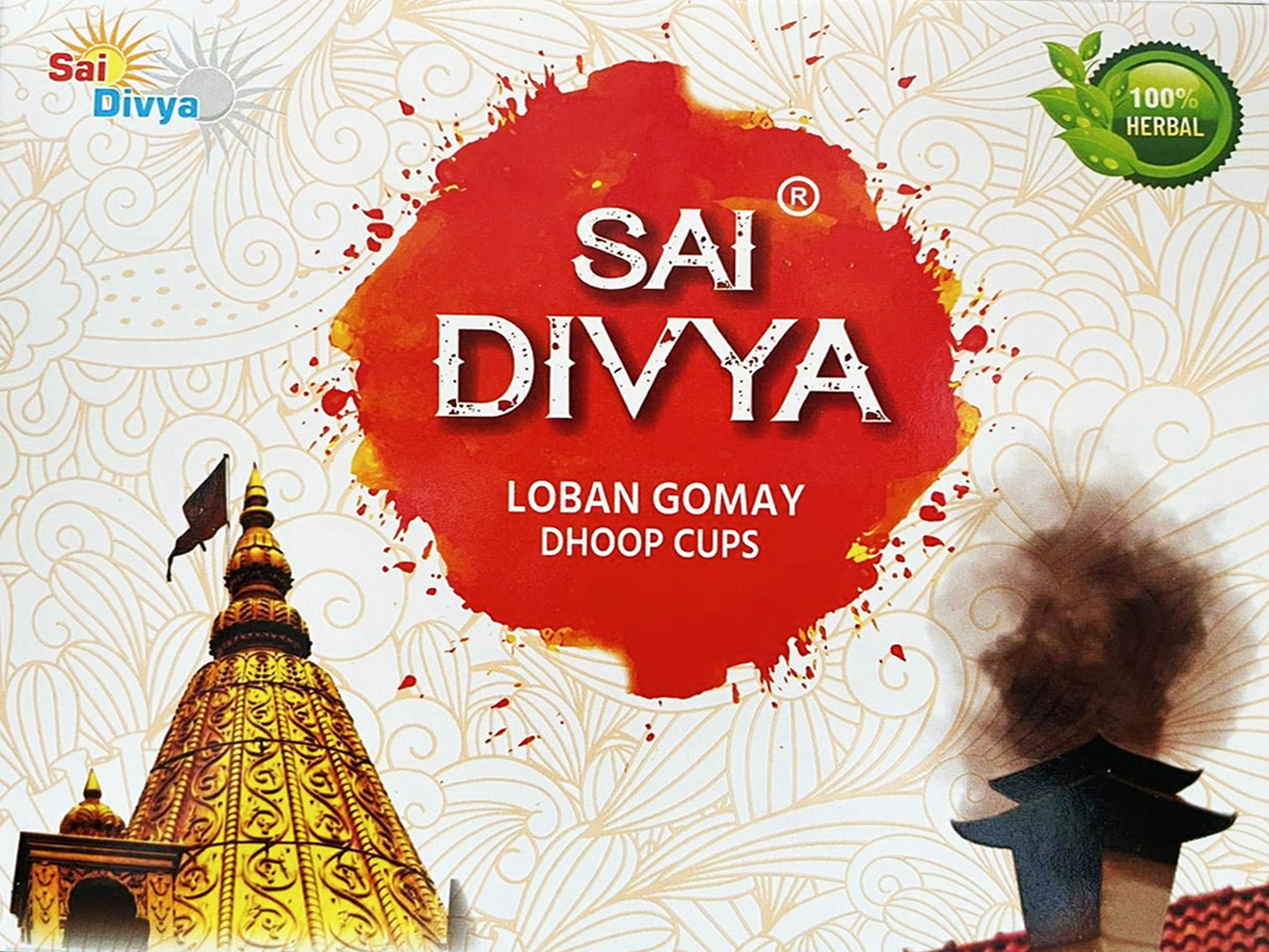 SAIDIVYA Sai Dhuni Loban Gomay Dhoop Cups 