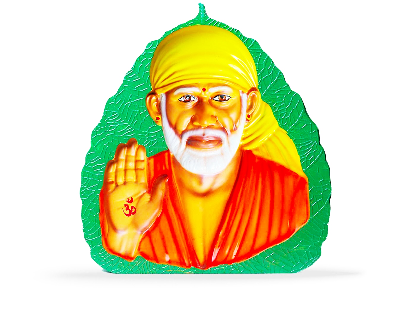 SAI Divya Sai Baba 3D Photo Frame Synthetic Wood/Painting 