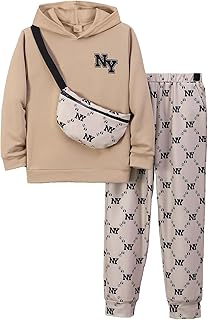 Kids NY Logo Hoodie and Sweatpants Set