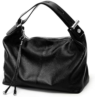 Black Leather Shoulder Bag