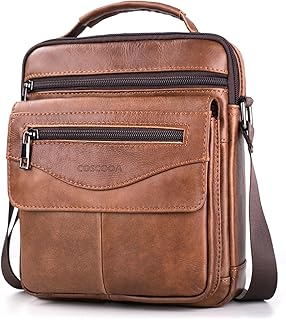Men's Leather Crossbody Bag