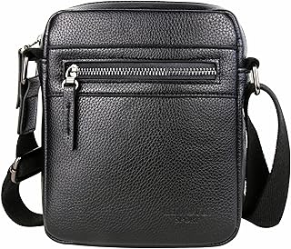 Black Leather Crossbody Bag