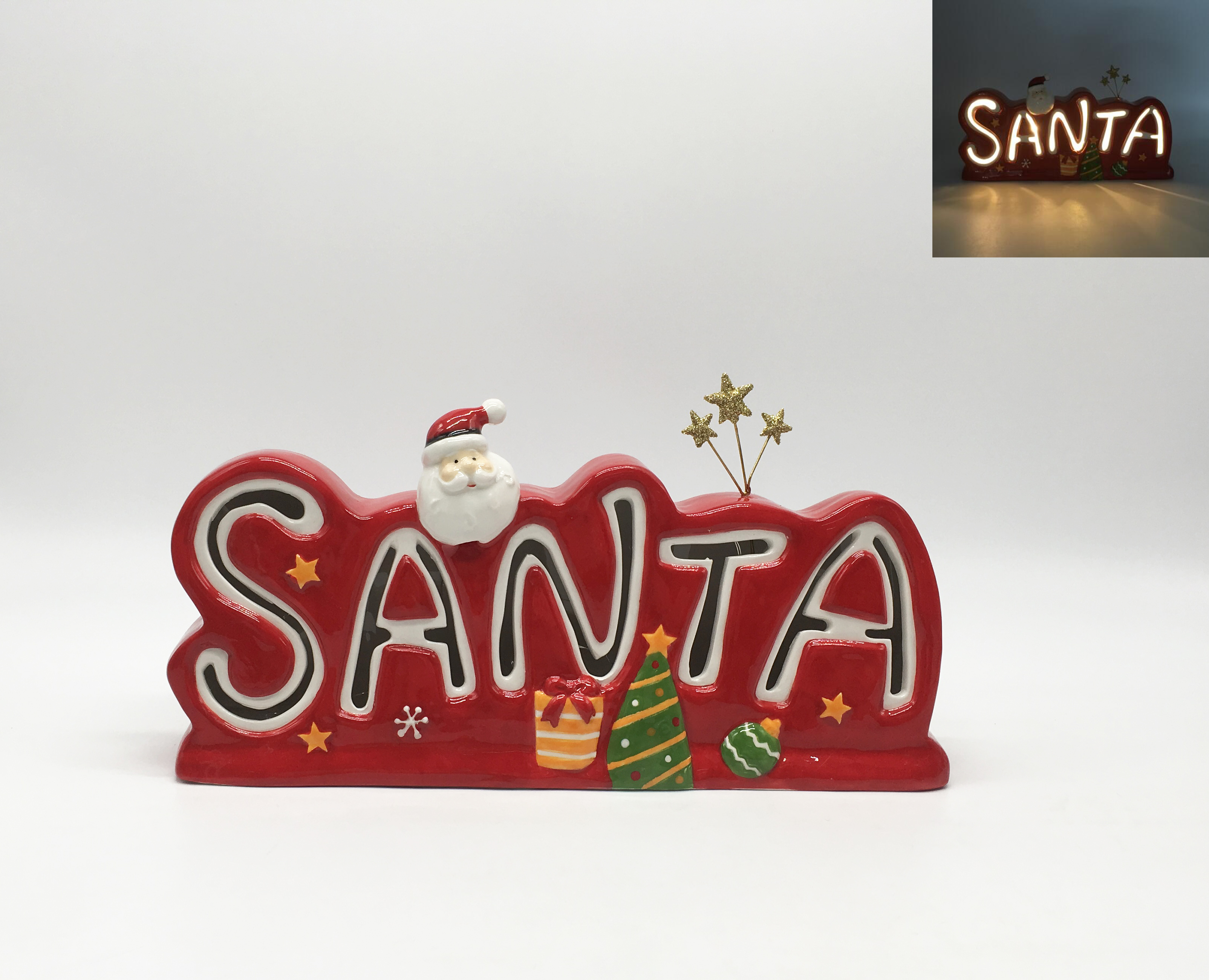 Santa Table Decoration