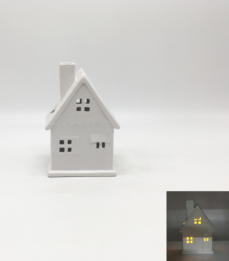 Ceramic Decorative House Lantern